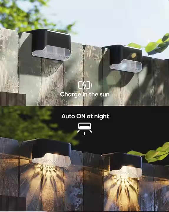 Solar LED stair lights